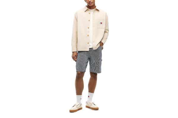 Ανδρικό Κοτλέ Πουκάμισο Μπεζ Tommy Jeans DM0DM21698-ACI