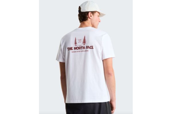 Ανδρικό Camping Relaxed Graphic T-Shirt Λευκό The North Face NF0A8GQM-FN41