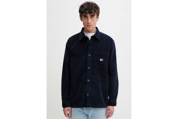 Ανδρικό Κοτλέ Πουκάμισο Navy Μπλε Tommy Jeans DM0DM21698-C1G
