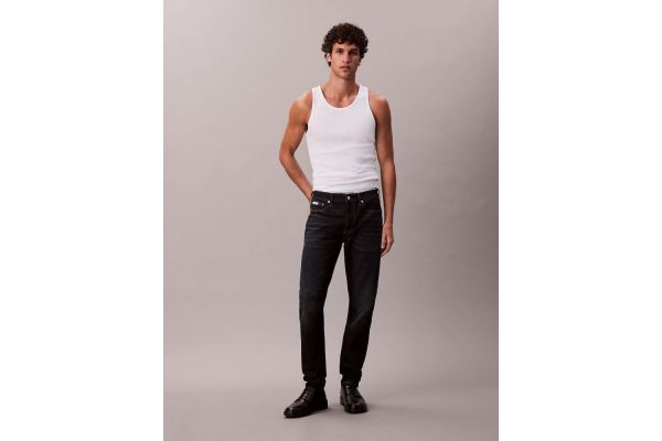Ανδρικό Slim Τζιν Navy Μπλε Calvin Klein LV04RD700G-ZY0