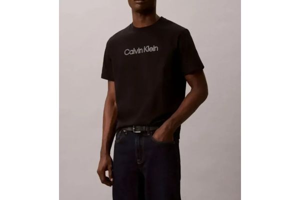Ανδρικό T-shirt Μαύρο Calvin Klein LV04LG812G-UB1