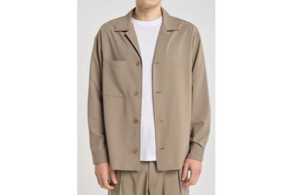 Ανδρικό Overshirt Μπεζ Royal Denim Kazuno5150-Sand