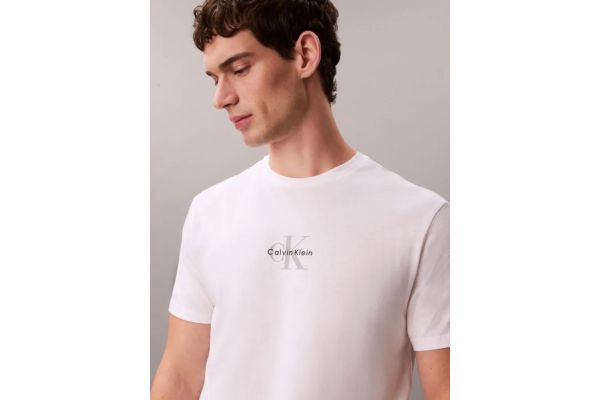 Ανδρικό T-shirt Λευκό Calvin Klein LV04RB866G-YAF