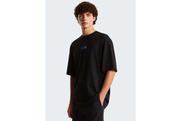 Ανδρικό Liquid Logo Oversize T-shirt Μαύρο The North Face NF0A8G9U-JK31