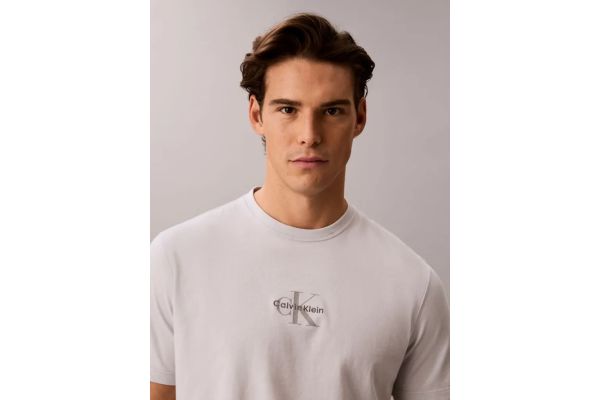 Ανδρικό T-shirt Γκρι Calvin Klein LV04RB866G-PSX