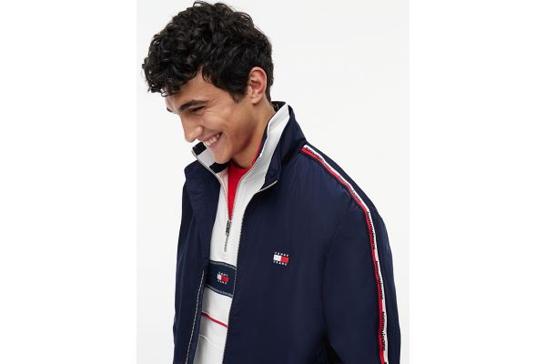 Ανδρικό Μπουφάν Navy Μπλε Tommy Jeans DM0DM23218-C1G