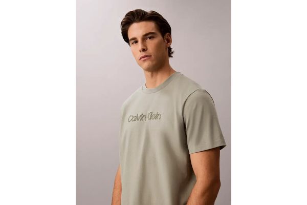 Ανδρικό T-shirt Γκρι Calvin Klein LV04LG812G-PEZ