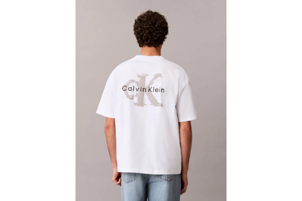 Ανδρικό T-shirt Λευκό Calvin Klein LV04RAB806-YAF