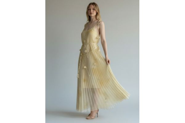Γυναικείο Φόρεμα Κίτρινο Emporio Co. MF-104