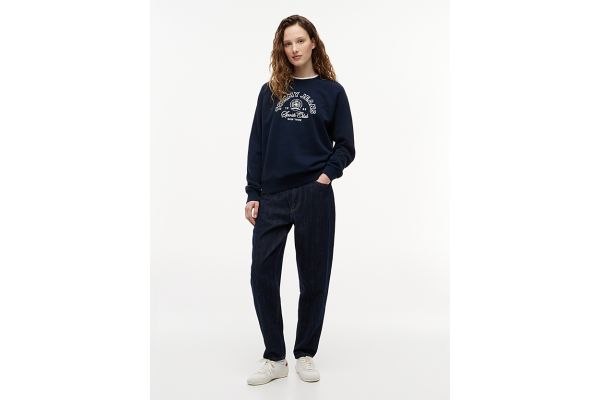 Γυναικείο Mom Τζιν Navy Μπλε Tommy Jeans DW0DW23459-1BK
