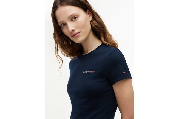 Γυναικείο Slim T-shirt Navy Μπλε Tommy Jeans DW0DW23479-C1G