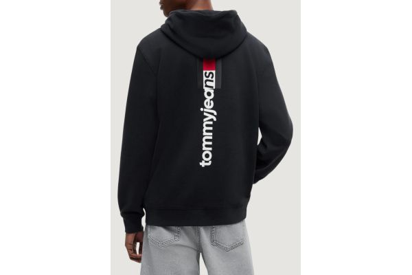 Ανδρικό Φούτερ Μαύρο Tommy Jeans DM0DM23393-BDS