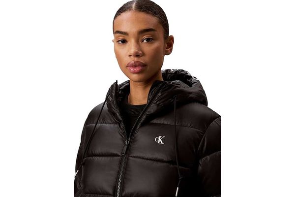 Γυναικείο Puffer Μπουφάν Μαύρο Calvin Klein LV047G507G-UB1