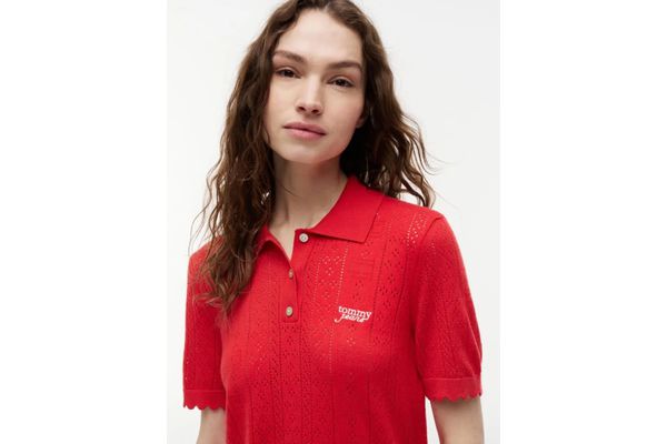 Γυναικείο Polo Κόκκινο Tommy Jeans DW0DW22932-XK9
