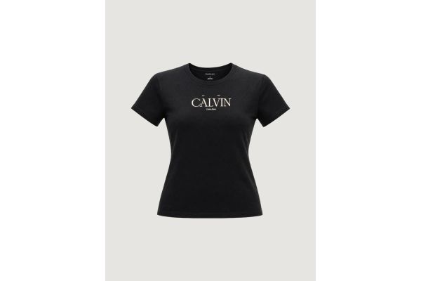 Γυναικείο T-shirt Μαύρο Calvin Klein LV047G806G-UB1