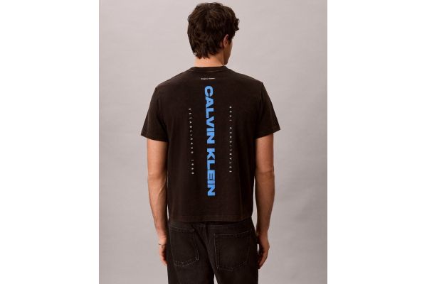 Ανδρικό T-shirt Μαύρο Calvin Klein LV04RG834G-UB1