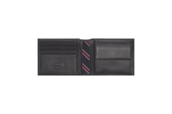 Ανδρικό Δερμάτινο Eton Πορτοφόλι Μαύρο Tommy Hilfiger AM0AM00652-002