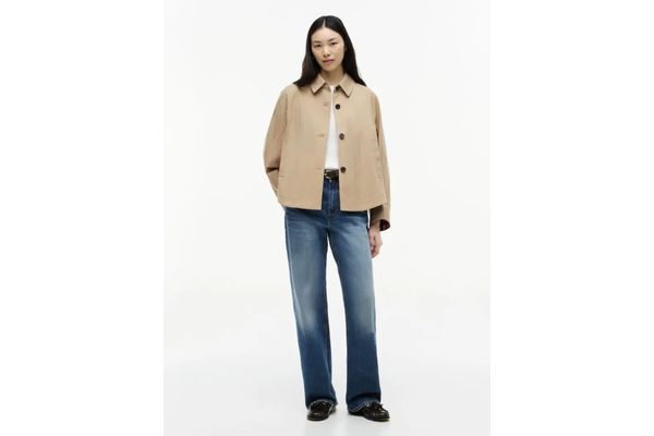 Γυναικείο Παλτό Μπεζ Tommy Hilfiger WW0WW49844-AEH