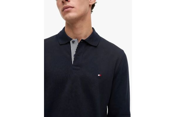Ανδρικό Μακρυμάνικο Polo Navy Μπλε Tommy Hilfiger MW0MW44339-DW5