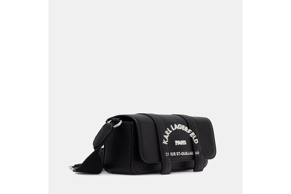 Γυναικεία K/Rsg Mini Flap Τσάντα Χιαστί Μαύρη Karl Lagerfeld B3W30342-101