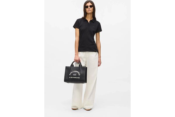 Γυναικεία K/Rsg Tote Τσάντα Μαύρη Karl Lagerfeld B1W30041-101 Black White