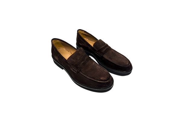 Ανδρικά Δερμάτινα Παπούτσια Καφέ Diadoch 1395-brown