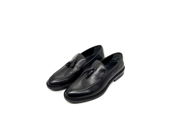 Ανδρικά Δερμάτινα Παπούτσια Μαύρα Diadoch 310321-BLACK