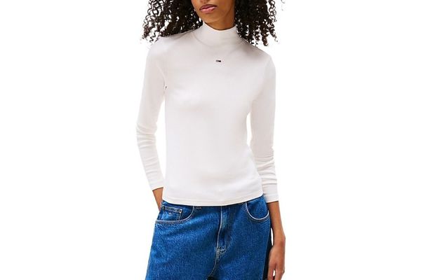Γυναικεία Μπλούζα Ζιβάγκο Λευκή Tommy Jeans DW0DW19830-YBL