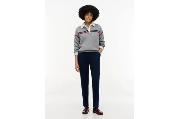 Γυναικείο Παντελόνι Navy Μπλε Tommy Hilfiger WW0WW52293-C1G