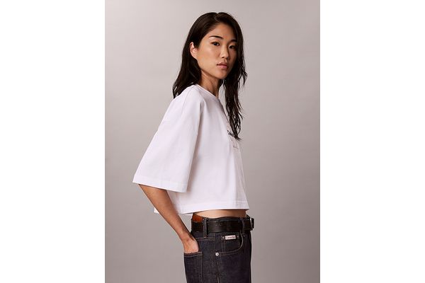 Γυναικείο T-shirt Λευκό Calvin Klein LV047H820G-YAF