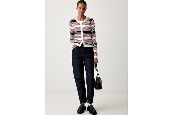 Γυναικείο 90's Mom Τζιν Navy Μπλε Tommy Jeans DW0DW23497-1BK