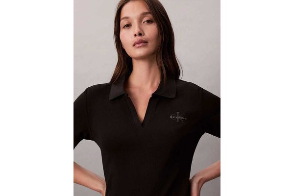 Γυναικείο Μακρυμάνικο Φόρεμα Μαύρο Calvin Klein LV047H319G-UB1