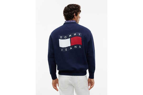 Ανδρικό Φούτερ Navy Μπλε Tommy Jeans DM0DM23590-C1G