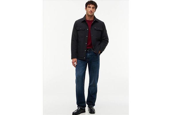 Ανδρικό Μπουφάν Μαύρο Tommy Hilfiger MW0MW44767-BDS