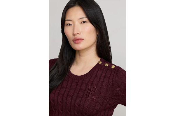 Γυναικείο Πουλόβερ Μπορντό Ralph Lauren 200P14039503