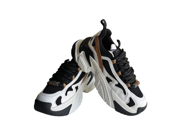 Γυναικεία Fion One Sneakers Λευκά Buffalo BUFPD00016370-WHITE BLK BROWN
