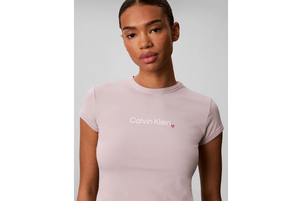 Γυναικείο T-shirt Ροζ Calvin Klein LV047H835G-QCF