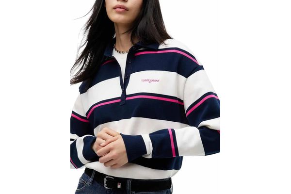 Γυναικεία Μακρυμάνικη Polo Μπλούζα Tommy Jeans DW0DW23303-0FD