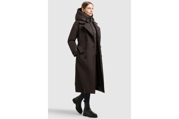 Γυναικεία Elena 3 Καπαρντίνα Καφέ Khujo KJ1118CO263-577 CHO CHI