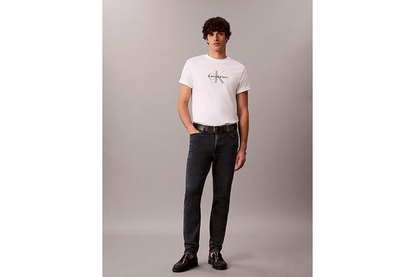 Ανδρικό Slim Τζιν Μαύρο Calvin Klein LV04RH730G-8BO