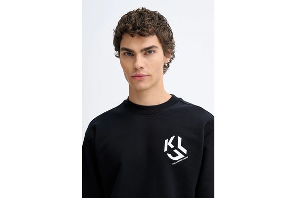 Ανδρικό Φούτερ Μαύρο Karl Lagerfeld Jeans B1M20050-999 Black