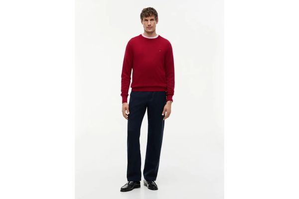 Ανδρικό Πουλόβερ Κόκκινο Tommy Hilfiger MW0MW28046-XIT