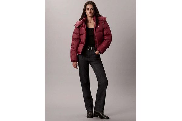 Γυναικείο Κόκκινο Μπουφάν Calvin Klein LV047H500G-VG5