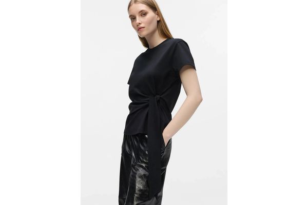 Γυναικείο T-shirt Μαύρο Karl Lagerfeld B4W17038-999 Black