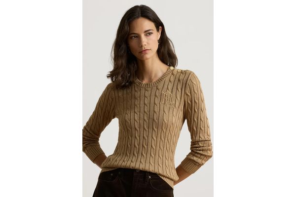 Γυναικείο Πουλόβερ Καμηλό Ralph Lauren 200P14039500-CAMEL