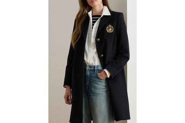 Γυναικείο Παλτό Μαύρο Ralph Lauren 297958509001-BLACK