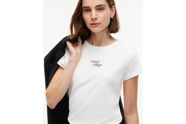 Γυναικείο T-shirt Λευκό Tommy Hilfiger WW0WW51608-YBL