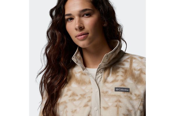 Γυναικείο Benton Springs Printed 1/2 Snap Fleece Μπεζ Columbia 2085611-271