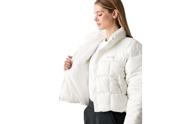 Γυναικείο Puffect III Cropped Μπουφάν Λευκό Columbia 2171241-125