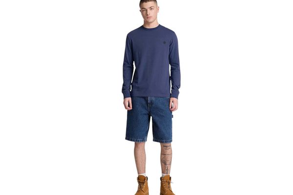 Ανδρικό Dunstan River Μακρυμάνικο T-shirt Navy Μπλε Timberland TBC0YHBT-AIH